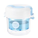 Joghurtfilter, hausgemachter griechischer Käse, Sieb, Molke, Kaltabfluss, Separator, Sieb, Abtropfbehälter