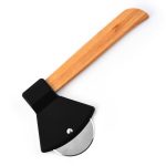 Axt Pizzaschneider aus Edelstahl zum Backen, Pizzaroller, Messer, runder Tortenschneider