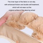 38 cm Plüsch, weicher, warmer Auto-Lenkradbezug ohne Innenring – Bild 4