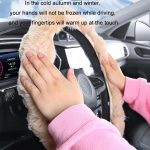 38 cm Plüsch, weicher, warmer Auto-Lenkradbezug ohne Innenring – Bild 5