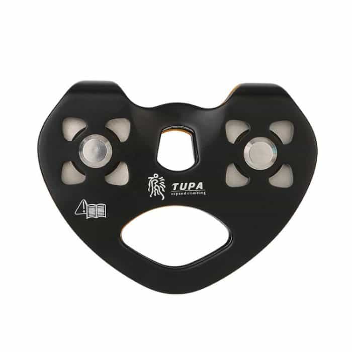 TBD0605710801A.jpg XINDA TP-Q9720 Outdoor Development Jungle Crossing Herzform Doppelachs-Seilbahnrolle – Bild 1