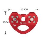 XINDA TP-Q9720 Outdoor Development Jungle Crossing Herzform Doppelachs-Seilbahnrolle – Bild 3