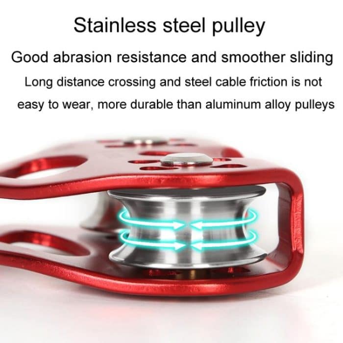 XINDA TP-Q9720 Outdoor Development Jungle Crossing Herzform Doppelachs-Seilbahnrolle – Bild 5