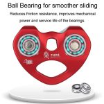 XINDA TP-Q9720 Outdoor Development Jungle Crossing Herzform Doppelachs-Seilbahnrolle – Bild 6