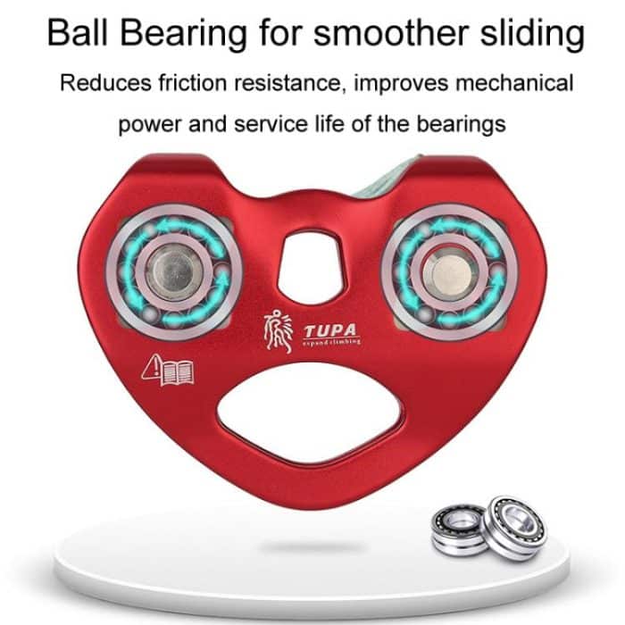 XINDA TP-Q9720 Outdoor Development Jungle Crossing Herzform Doppelachs-Seilbahnrolle – Bild 6