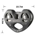 XINDA XD-Q9676 Outdoor Crossing Slip Seil Transport Doppel Achse Doppel Pulley – Bild 3