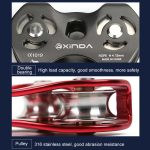 XINDA XD-Q9676 Outdoor Crossing Slip Seil Transport Doppel Achse Doppel Pulley – Bild 5