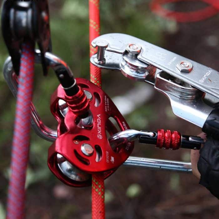 XINDA XD-Q9676 Outdoor Crossing Slip Seil Transport Doppel Achse Doppel Pulley – Bild 6