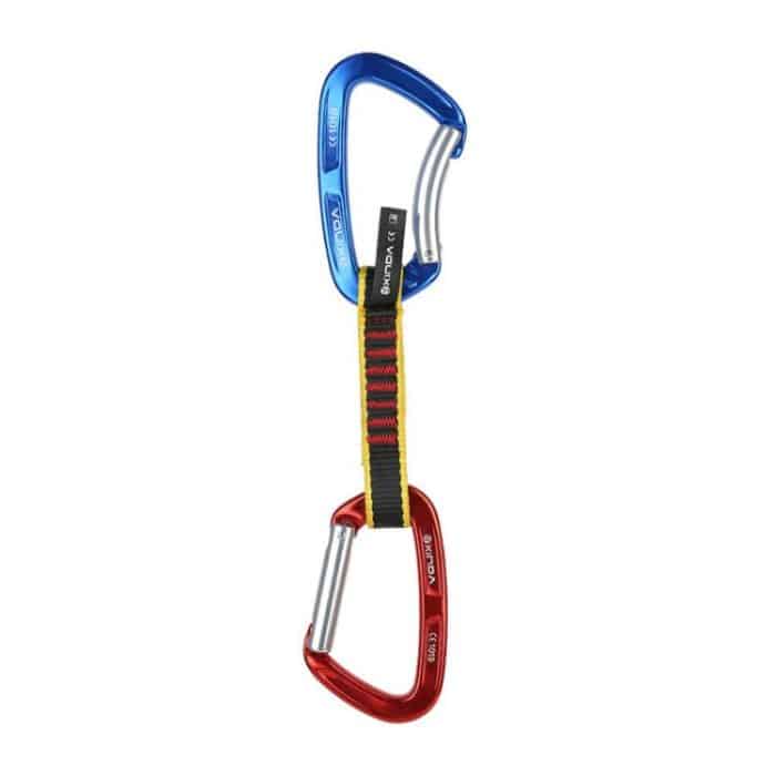 TBD0605713701.jpg XINDA XD-CP05/06 Outdoor Bergsteigen Klettern Gerade Tür Gebogene Tür Schnell Hängen Sicherheit Schnalle Flache Gürtel, 27cm, 32cm, 40cm – Bild 1