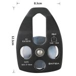 XINDA XD-8611 Outdoor Bergsteigen Rettung Speedway Expansion Heben Große Pulley Mit Lager – Bild 3