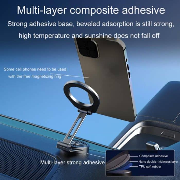 Magnetische Handyhalterung fürs Auto, Armaturenbrett, universelle Navigationshalterung, Aroma Model – Bild 4