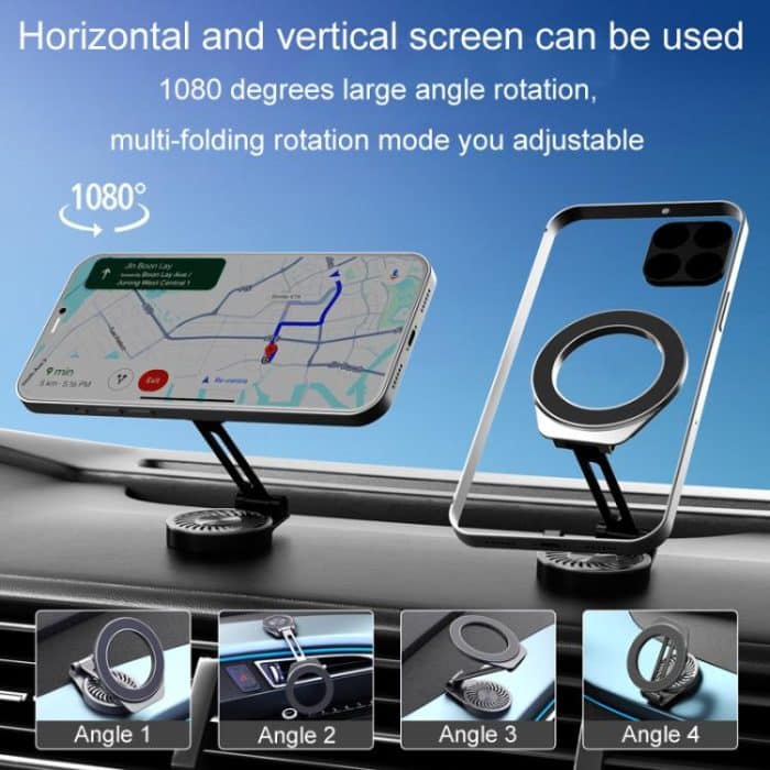 Magnetische Handyhalterung fürs Auto, Armaturenbrett, universelle Navigationshalterung, Aroma Model – Bild 5