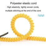 XINDA XD-A9561 Outdoor Bergsteigen Ausrüstung Anti-Verlust Teleskop Schnalle Elastische Seil, 2 Automatic Locks, Automatic Lock+Straight Lock, Automatic Lock+Large Ring, Large Ring+Small Ring, DIY Elastic Rope – Bild 3