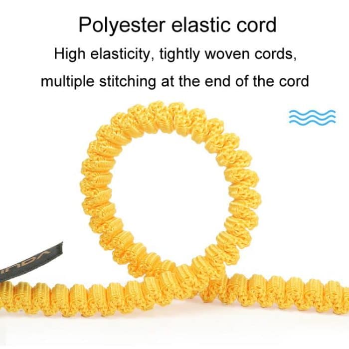 XINDA XD-A9561 Outdoor Bergsteigen Ausrüstung Anti-Verlust Teleskop Schnalle Elastische Seil, 2 Automatic Locks, Automatic Lock+Straight Lock, Automatic Lock+Large Ring, Large Ring+Small Ring, DIY Elastic Rope – Bild 3