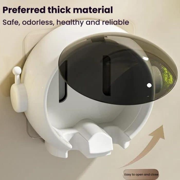 Cartoon Wand-montiert Loch-freies Bad Regal Hause Elektrische Zahnbürste Hängen Halter – Bild 6