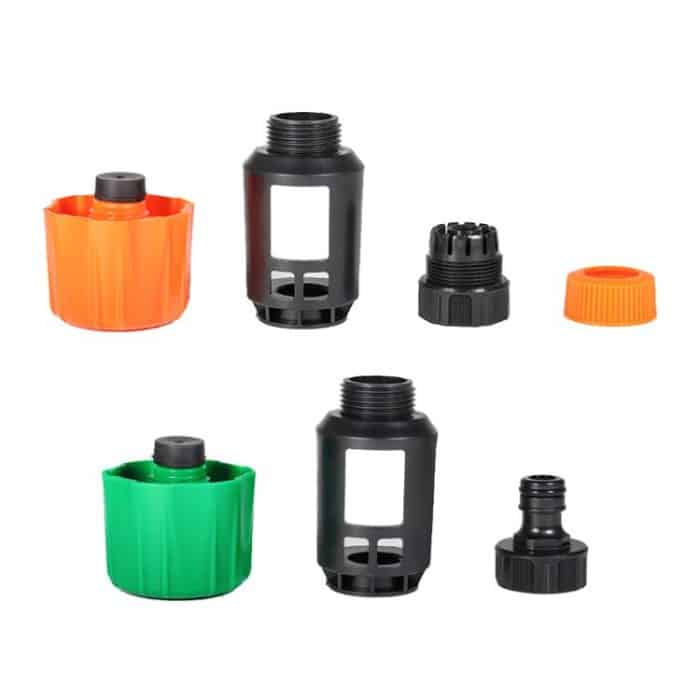 Universal Wasserhahn Garten Schlauch Anschluss Becken Wasserhahn Anschluss Adapter, Orange Quick-connect, Orange Pacifier, Green Quick-connect, Green pacifier – Bild 4