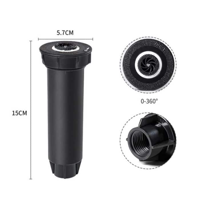 Einstellbarer Winkel Rasen Streudüse Golfplatz Vergrabene Sprinkler Wartung Düse – Bild 3