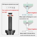 Einstellbarer Winkel Rasen Streudüse Golfplatz Vergrabene Sprinkler Wartung Düse – Bild 6