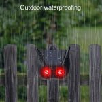 Solar-Blitzabwehr für den Außenbereich, Tierabwehr-Warnlicht, N911V – Bild 7