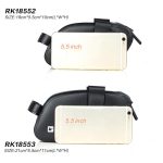 Rhinowalk Fahrrad-Satteltasche, wasserdicht, Mountainbike-Heck-Werkzeugtasche, S, L – Bild 2