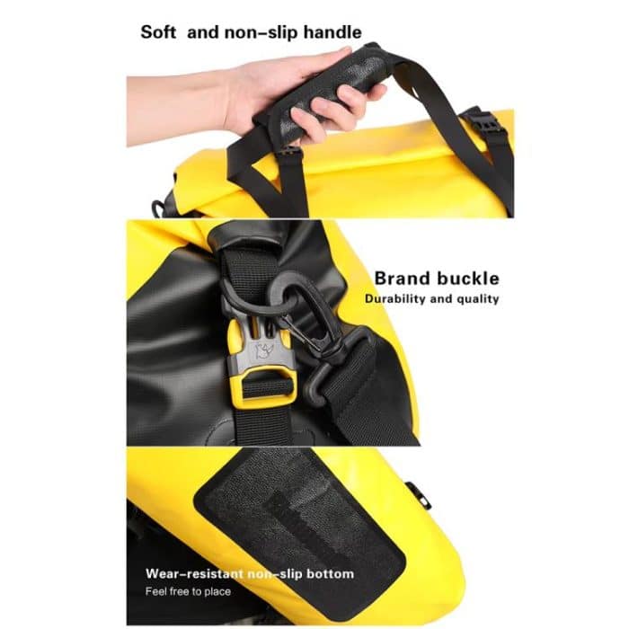 Rhinowalk RK19660 Multifunktionale wasserdichte Fahrradgepäckträger-Satteltasche Outdoor-Reisetasche – Bild 3