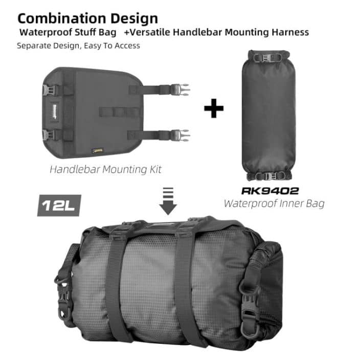Rhinowalk RK9400 Große Kapazität Outdoor Fahrrad Reiten Wasserdichte Fronttasche – Bild 3