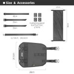 Rhinowalk RK9400 Große Kapazität Outdoor Fahrrad Reiten Wasserdichte Fronttasche – Bild 4