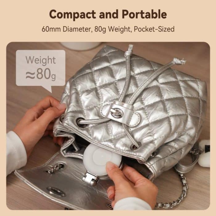 Mini-Telefon Magnetisches Schönheits-Ersatzlicht Dreifarbige Temperatur Tragbarer Selfie-Spiegel Rotierende Stretching-Taschenlampe, S5-BGD-01 – Bild 11