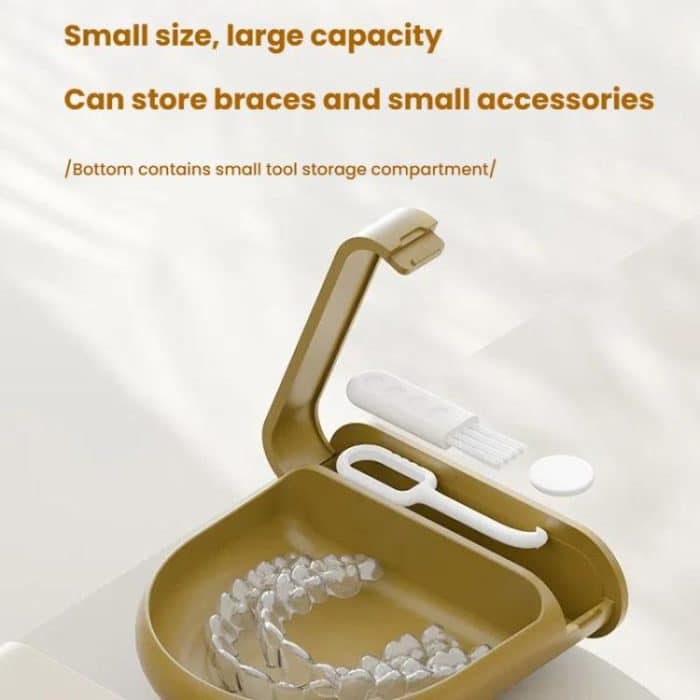Unsichtbare Zahnspangen Aufbewahrungskoffer Tragbare zahnärztliche kieferorthopädische Aufbewahrungsbox für Kinder – Bild 6