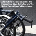 Rhinowalk RF164 Ultraleichte Aufbewahrungstasche für Brompton-Klappfahrräder, RF164 – Bild 6