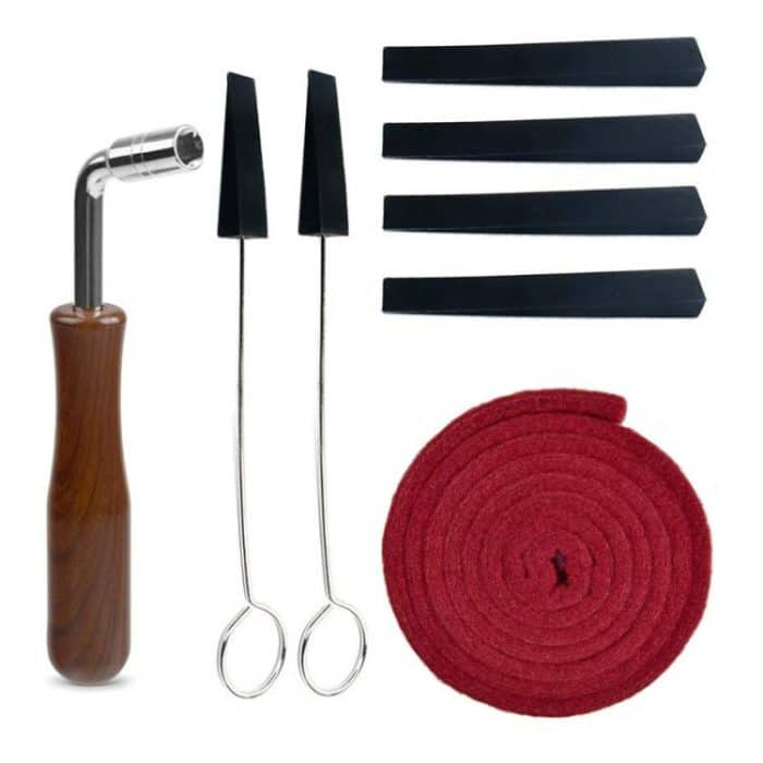 Klavier-Tuning-Werkzeug-Set, Tuning-Stop-Bandschlüssel, Musikinstrumenten-Zubehör, Black 8pcs / Set, Blue 8pcs / Set, Black 6pcs / Set, Blue 6pcs / Set – Bild 1