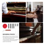 Klavier-Tuning-Werkzeug-Set, Tuning-Stop-Bandschlüssel, Musikinstrumenten-Zubehör, Black 8pcs / Set, Blue 8pcs / Set, Black 6pcs / Set, Blue 6pcs / Set – Bild 4