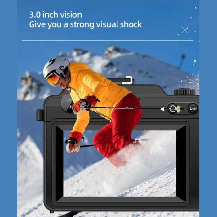 FSD-X9 3,0-Zoll 4K HD 18X Zoom Selfie WIFI Elektronische Bildstabilisierung Digitalkamera, FSD-X9 (Black), FSD-X9 (White) – Bild 6