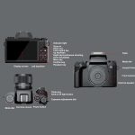 FSD-W5 4-Zoll-Touchscreen WiFi-Übertragung 4K HD Digitalkamera Student Foto SLR, FSD-W5 – Bild 3