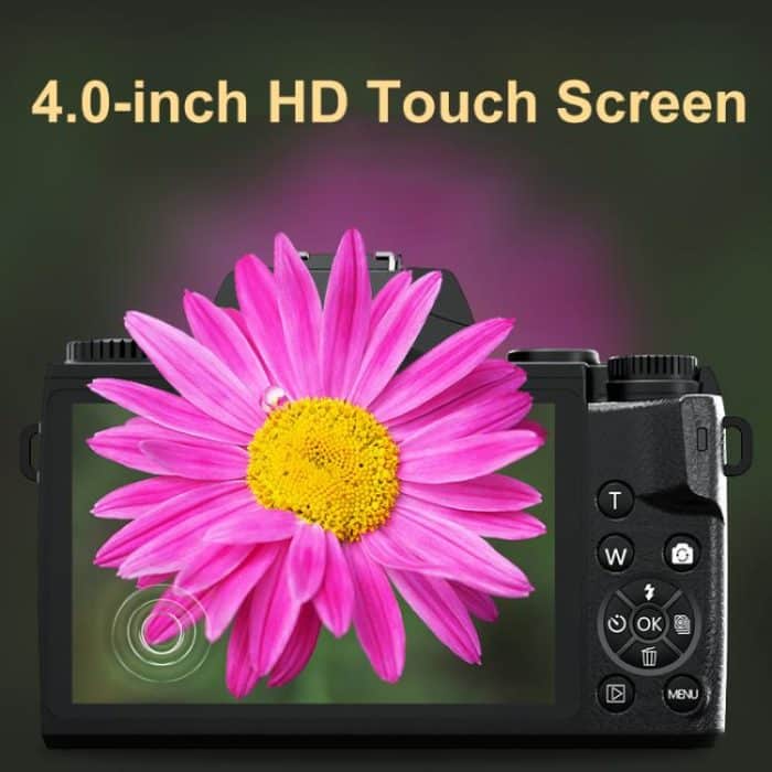 FSD-W5 4-Zoll-Touchscreen WiFi-Übertragung 4K HD Digitalkamera Student Foto SLR, FSD-W5 – Bild 4