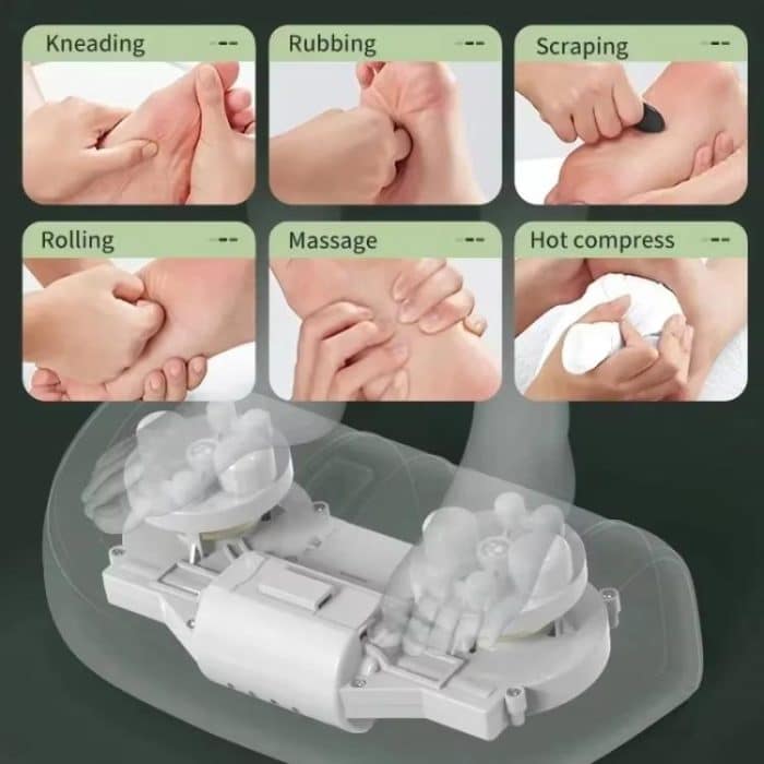 Z5 Fußmassagegerät mit Rotlicht und konstanter Temperatur und heißer Kompresse, EU Plug, UK Plug, US Plug – Bild 5