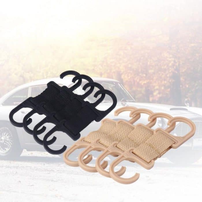 4 teile/satz Auto Sitzlehne Kopfstütze Haken Versteckte Anti-Knock Auto Hinten Sitz Organizer Kleiderbügel – Bild 2
