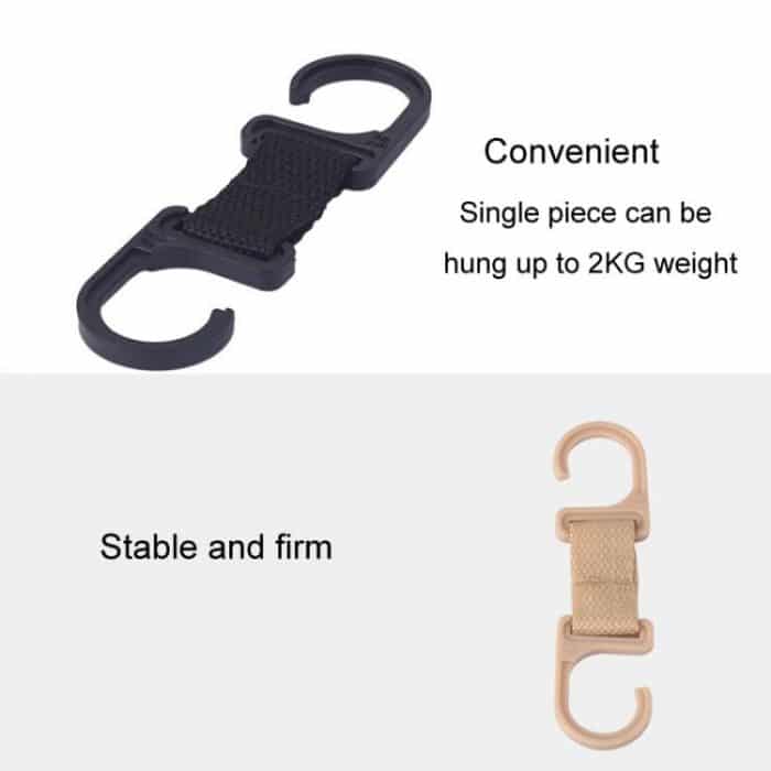 4 teile/satz Auto Sitzlehne Kopfstütze Haken Versteckte Anti-Knock Auto Hinten Sitz Organizer Kleiderbügel – Bild 4