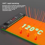 BAKU BA-940 16-Zoll-LCD-Bildschirmentfernungs-Arbeitsmatte mit Heizsystem und Staubbeleuchtung, US Plug, EU Plug – Bild 3