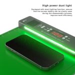 BAKU BA-940 16-Zoll-LCD-Bildschirmentfernungs-Arbeitsmatte mit Heizsystem und Staubbeleuchtung, US Plug, EU Plug – Bild 4