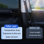 Universeller magnetischer Auto-Sonnenschutz, doppeltes Spleißen, atmungsaktive Autovorhänge, Vertical Splicing Driver, Vertical Splicing Passenger, Vertical Splicing Left Rear, Vertical Splicing Right Rear, Horizontal Splicing Driver... – Bild 5