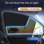 Universeller magnetischer Auto-Sonnenschutz, doppeltes Spleißen, atmungsaktive Autovorhänge, Vertical Splicing Driver, Vertical Splicing Passenger, Vertical Splicing Left Rear, Vertical Splicing Right Rear, Horizontal Splicing Driver... – Bild 6