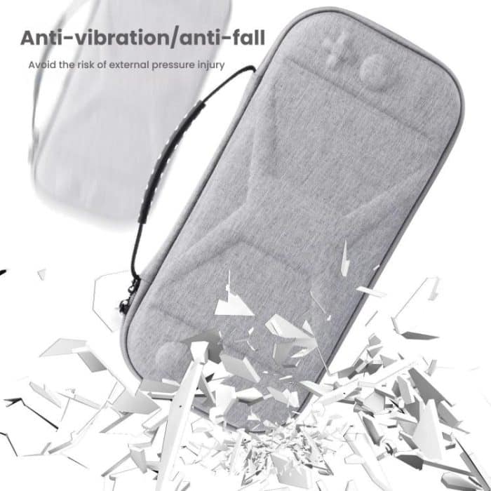 Für Nintendo Switch 2 Spielkonsole Aufbewahrungstasche EVA Stoff Handtasche, X-Pattern Gray, X-Pattern Black – Bild 2