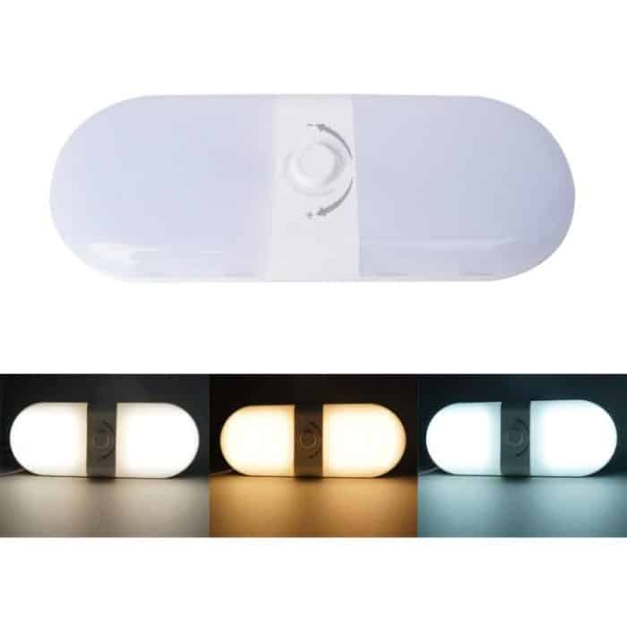 TBD0605746401.jpg 12-24V RV Licht 180 LEDs 3-Farben-Temperatur Dimmbare Dach Licht, FC02 – Bild 1