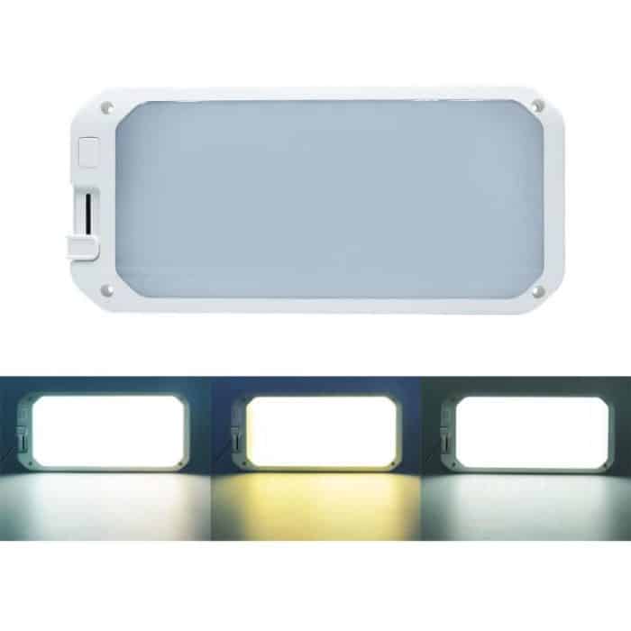 TBD0605746701.jpg 12-30V RV Licht 198 LEDs 3-Farben-Temperatur Dimmbare Dach Licht, Yellow White Light, Blue White Light, Yellow White Light With Remote, Blue White Light With Remote – Bild 1