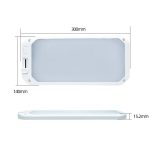 12-30V RV Licht 198 LEDs 3-Farben-Temperatur Dimmbare Dach Licht, Yellow White Light, Blue White Light, Yellow White Light With Remote, Blue White Light With Remote – Bild 7