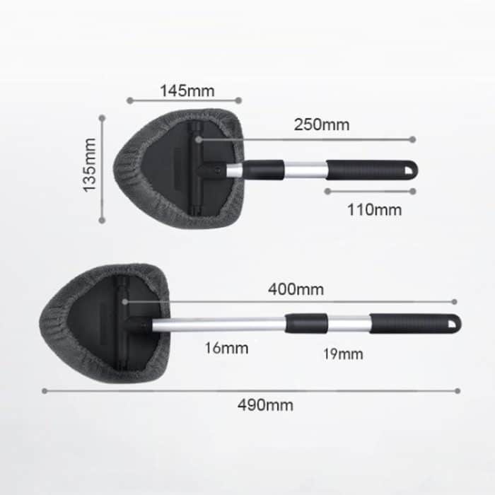 Auto Windschutzscheibe Reinigung Wischen Aluminium Versenkbare Auto Waschen Fenster Pinsel, DM-130 – Bild 3