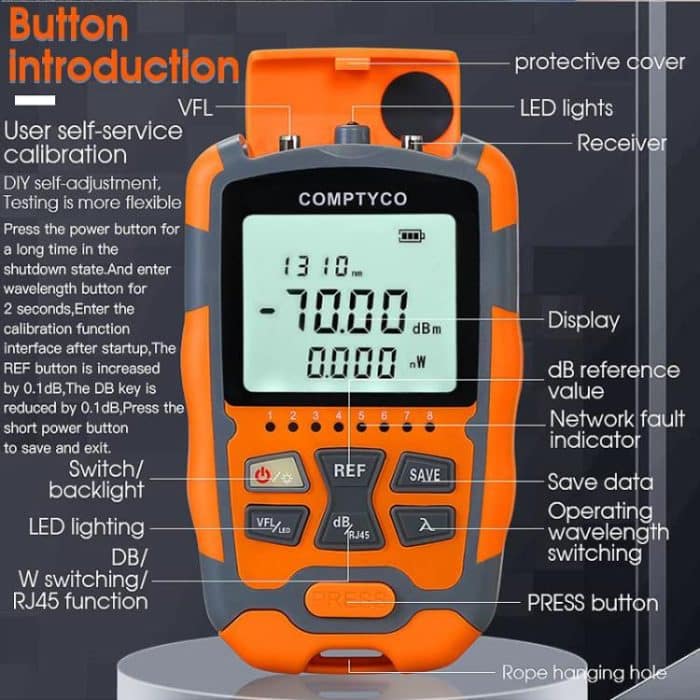 4 In 1 Mini Optische Power Meter Rot Licht Integrierte Maschine Tragbare Power Test Ausrüstung, M70 1mw, M70 10mw, M70 15mw, M70 20mw, M70 30mw, M70 50mw, M50 1mw, M50 10mw, M50 15mw, M50 20mw, M50 30mw, M50 50mw – Bild 10