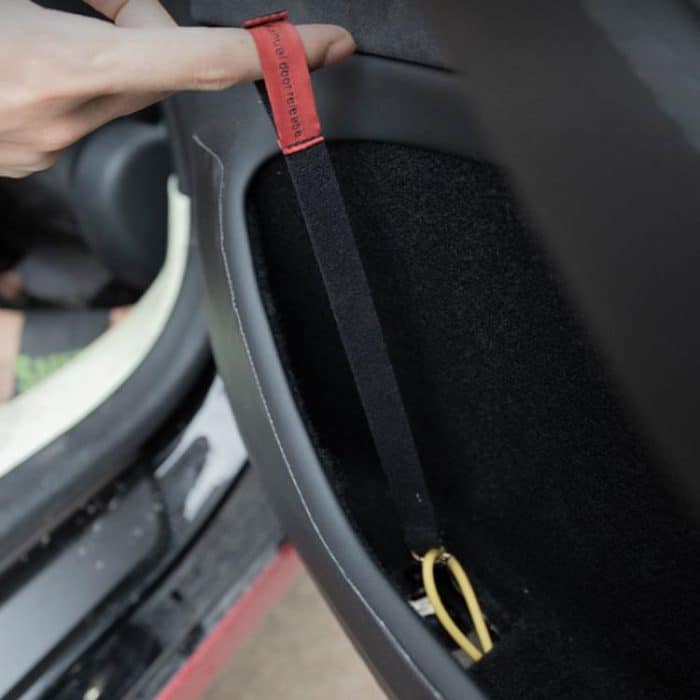 1 paar Für Tesla Neue Modell 3 / Y Tür Notfall Sicherheit Ziehen Schnur – Bild 2