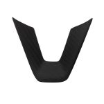 Für Tesla Modell 3 Auto Modifikation Innen Carbon Fiber Lenkrad Patch, Matte, Glossy, Red, Froged Pattern